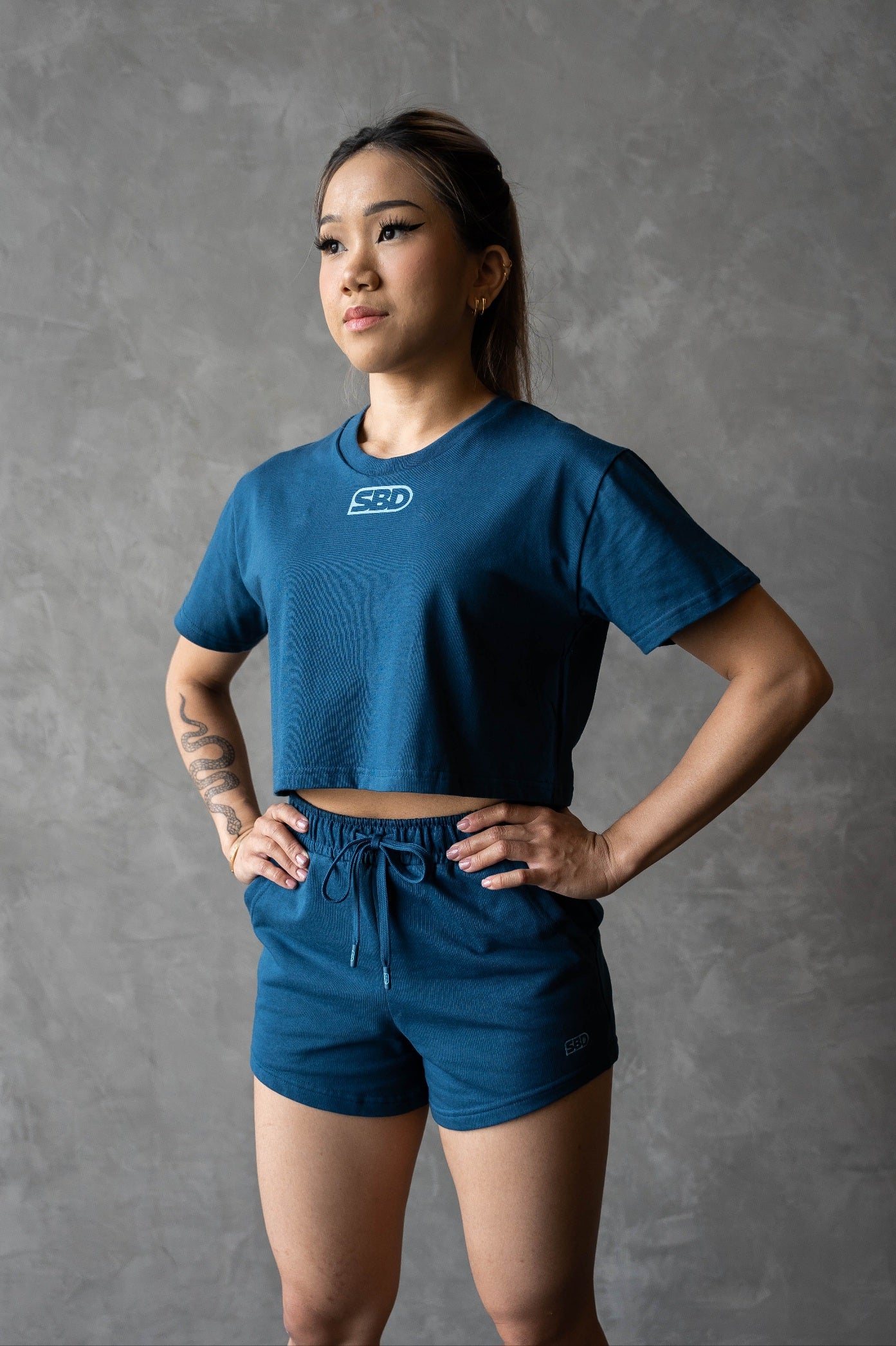 SBD Crop Top - Teal (Reflect Range)
