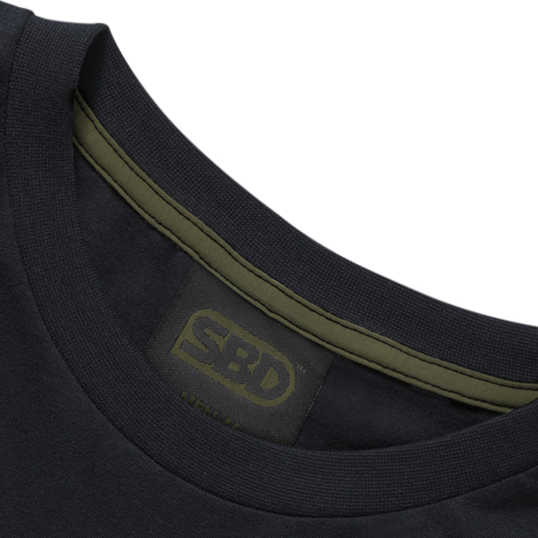 SBD T-Shirt - Black With Green (Endure Range)