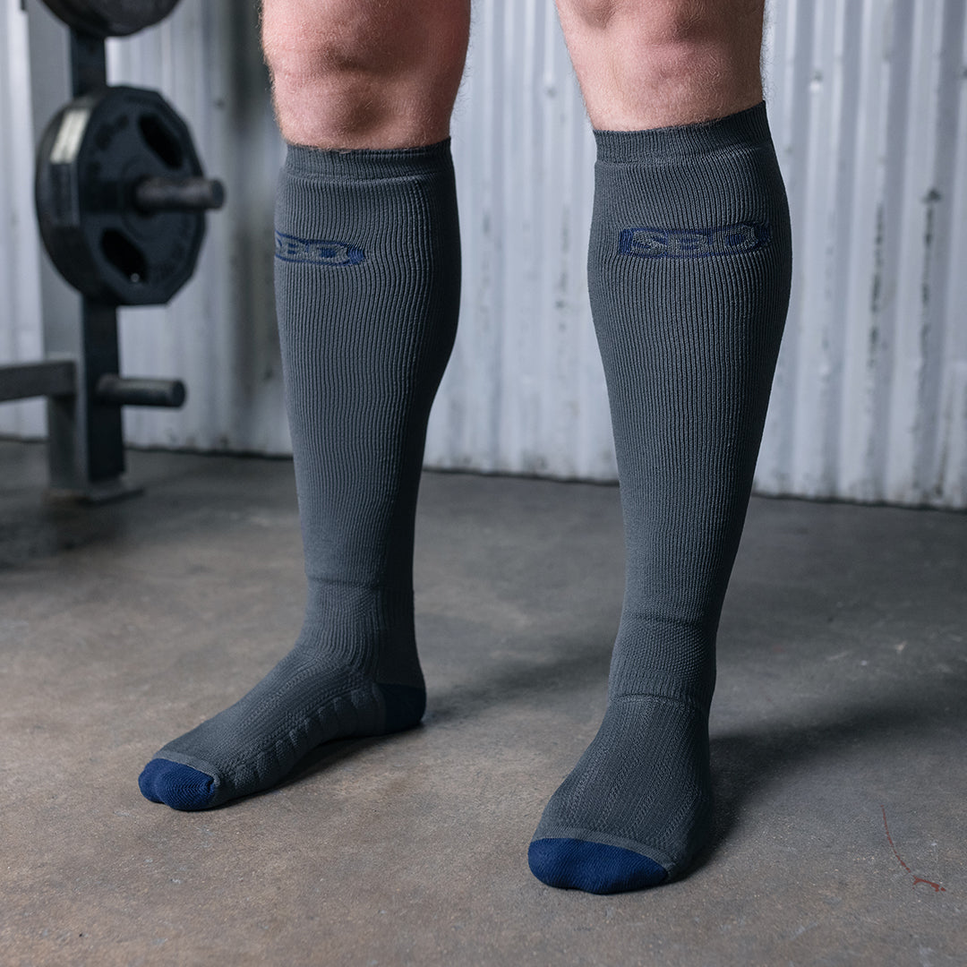 Deadlift Socks - Grey (Storm Range)