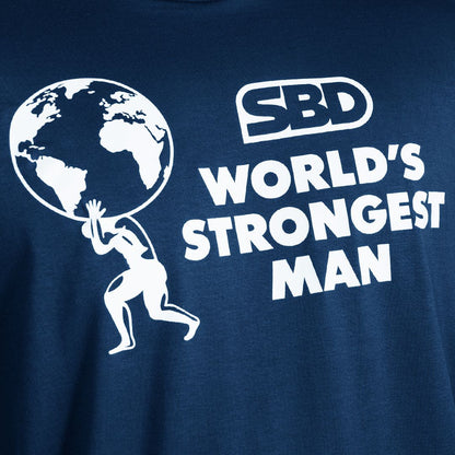 2024 World’s Strongest Man T-Shirt Blue