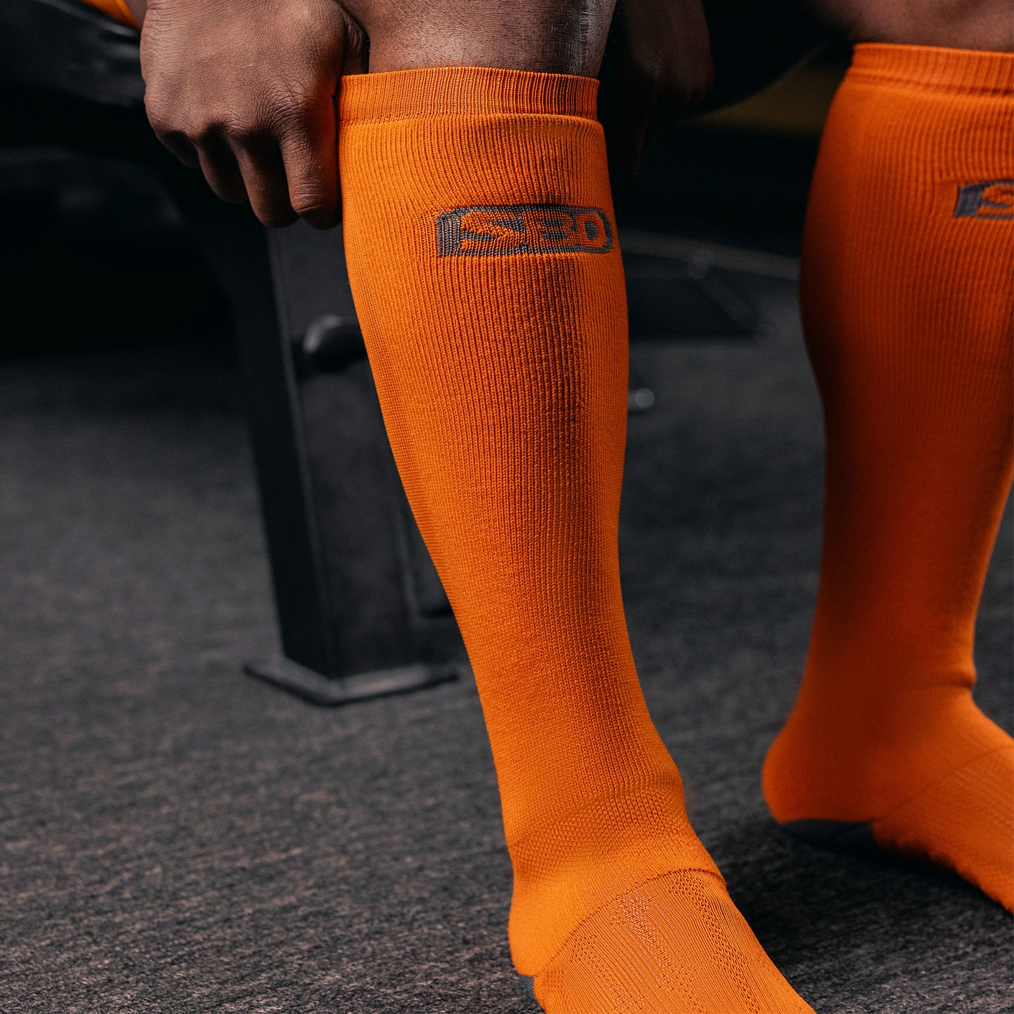 Deadlift Socks - Orange (Forge Range)