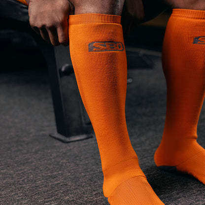 Deadlift Socks - Orange (Forge Range)