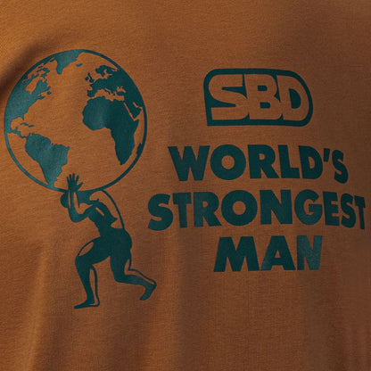 SBD Malaysia 2025 World’s Strongest Man T-Shirt Rust Logo