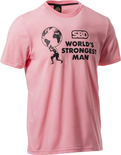 2026 World’s Strongest Man T-Shirt Heats Peony