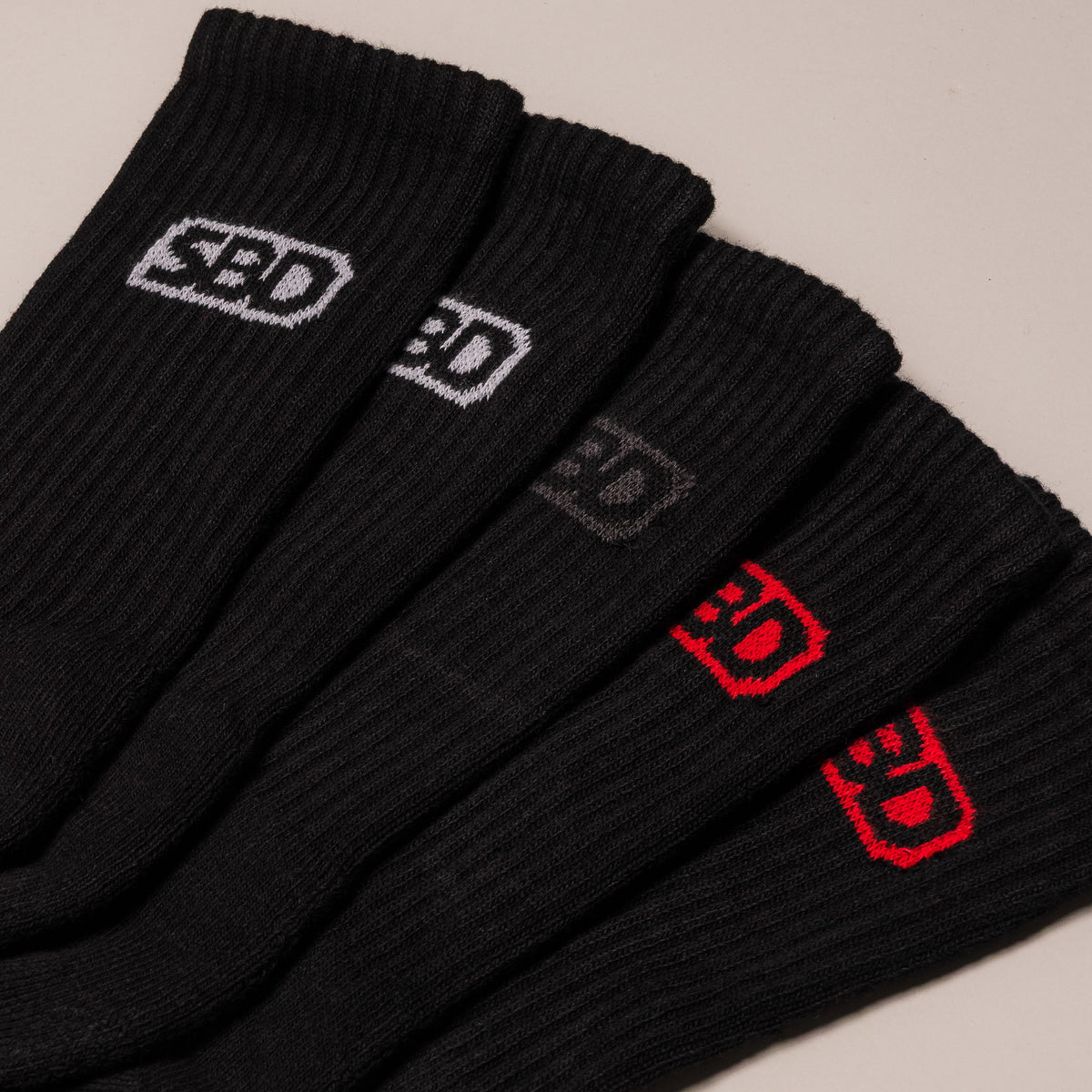 Crew Socks Multipacks - Black