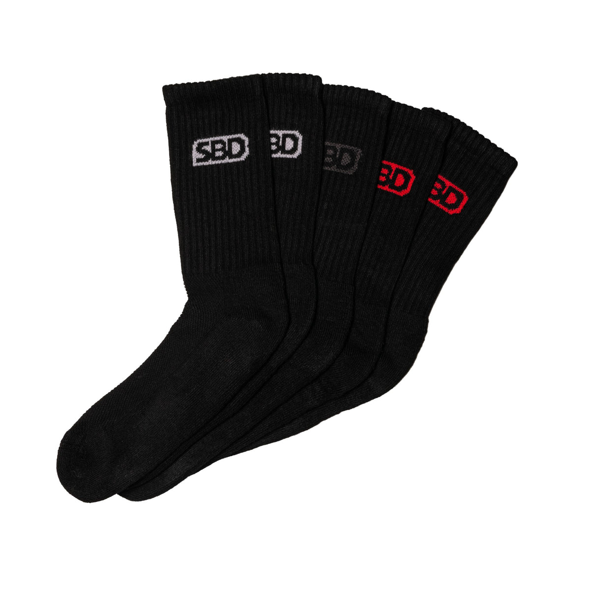 Crew Socks Multipacks - Black