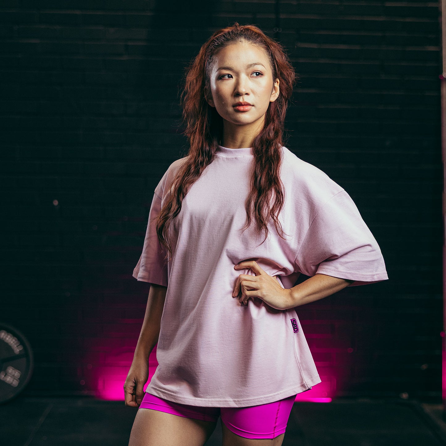 SBD Oversized T-Shirt - Pastle Pink (Nova Range)
