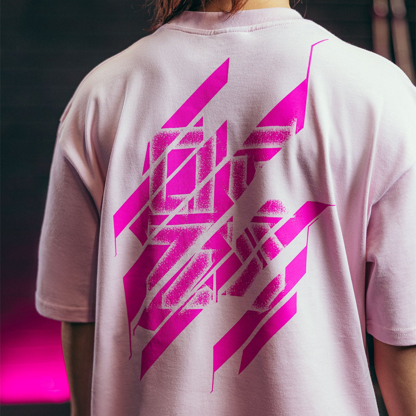 SBD Oversized T-Shirt - Pastle Pink (Nova Range)