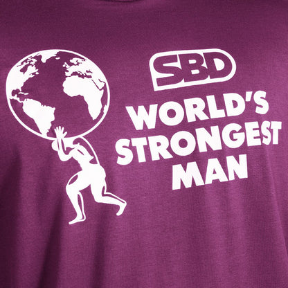 2024 World’s Strongest Man T-Shirt Purple