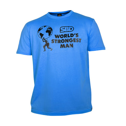 2022 World’s Strongest Man T-Shirt Blue