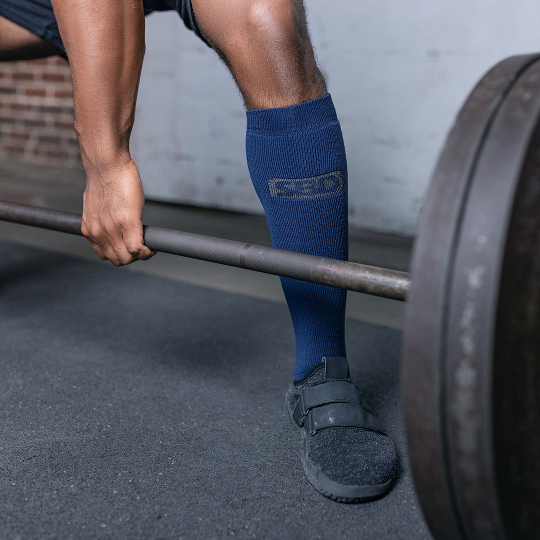 Deadlift Socks - Navy (Storm Range)