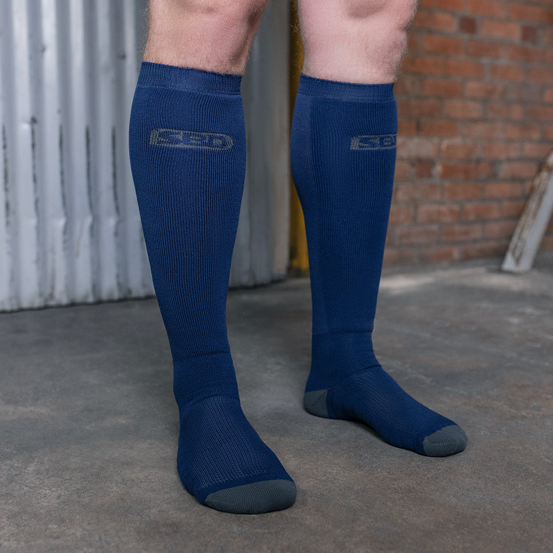 Deadlift Socks - Navy (Storm Range)